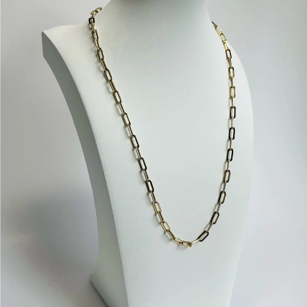 Giani Bernini Paperclip Link Chain Necklace in 18K Gold-Plated Sterling Silver